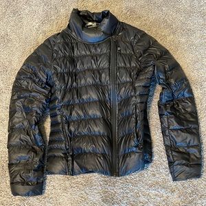Athleta Down Puffer Jacket Black